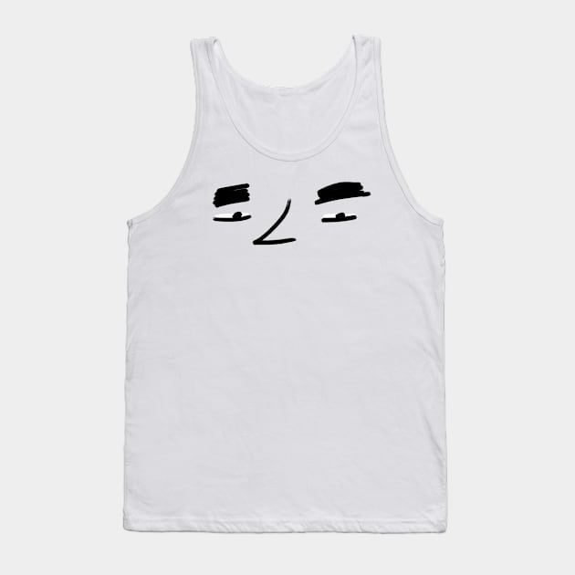 Face Tank Top by visbii